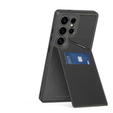 Dux Ducis Rafi II Case til Samsung Galaxy S25 Ultra med Stand og Wallet - sort