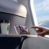 Dudao K28 10000mAh PD 22.5W MagSafe Powerbank med metalkasse og ringstand - Silver