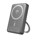 Dudao K28 10000mAh PD 22.5W MagSafe Powerbank med metalkasse og ringstand - Grå