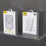 Dudao K28S 20W PD 5000mAh Powerbank med MagSafe og Stand - Silver