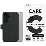 CARE af PanzerGlass Feature Tango 2in1 Wallet Case til Samsung Galaxy S25 - sort