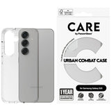 CARE af PanzerGlass Flagship Urban Combat Case til Samsung Galaxy S25 - Transparent