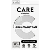 CARE af PanzerGlass Flagship Urban Combat Case til Samsung Galaxy S25 - Transparent