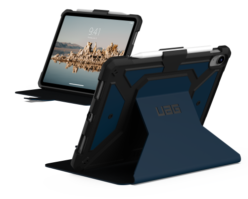 UAG Metropolis SE Case with Apple Pencil Holder for iPad 10.9" (10th Gen.) - Navy Blue
