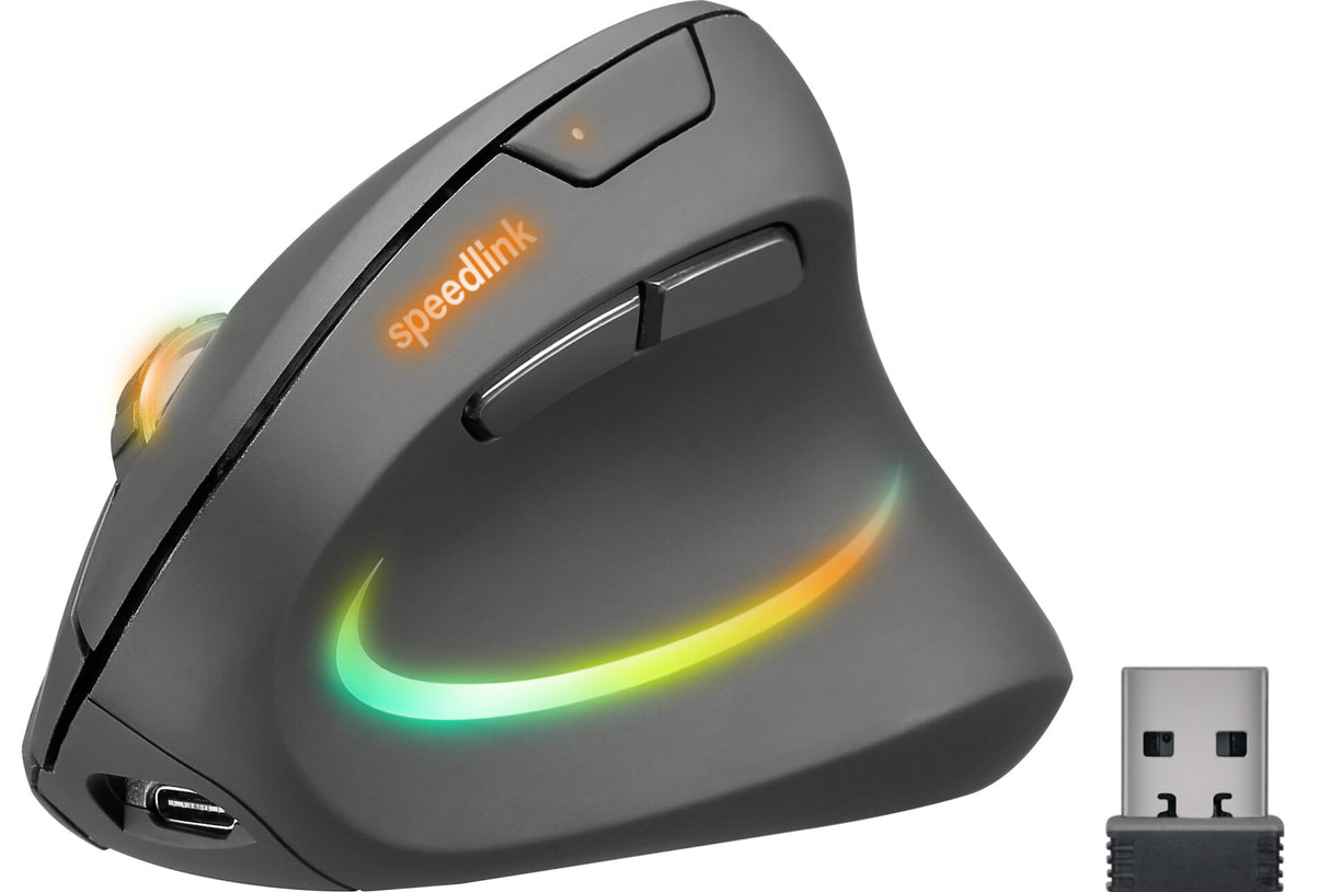 SPEEDLINK SL-630026-BK mus Spil Højre hånd RF trådløst Optisk 3200 dpi