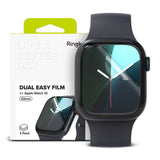 Ringke Dual Easy 3-pack beskyttende folie til Apple Watch 10 42 mm