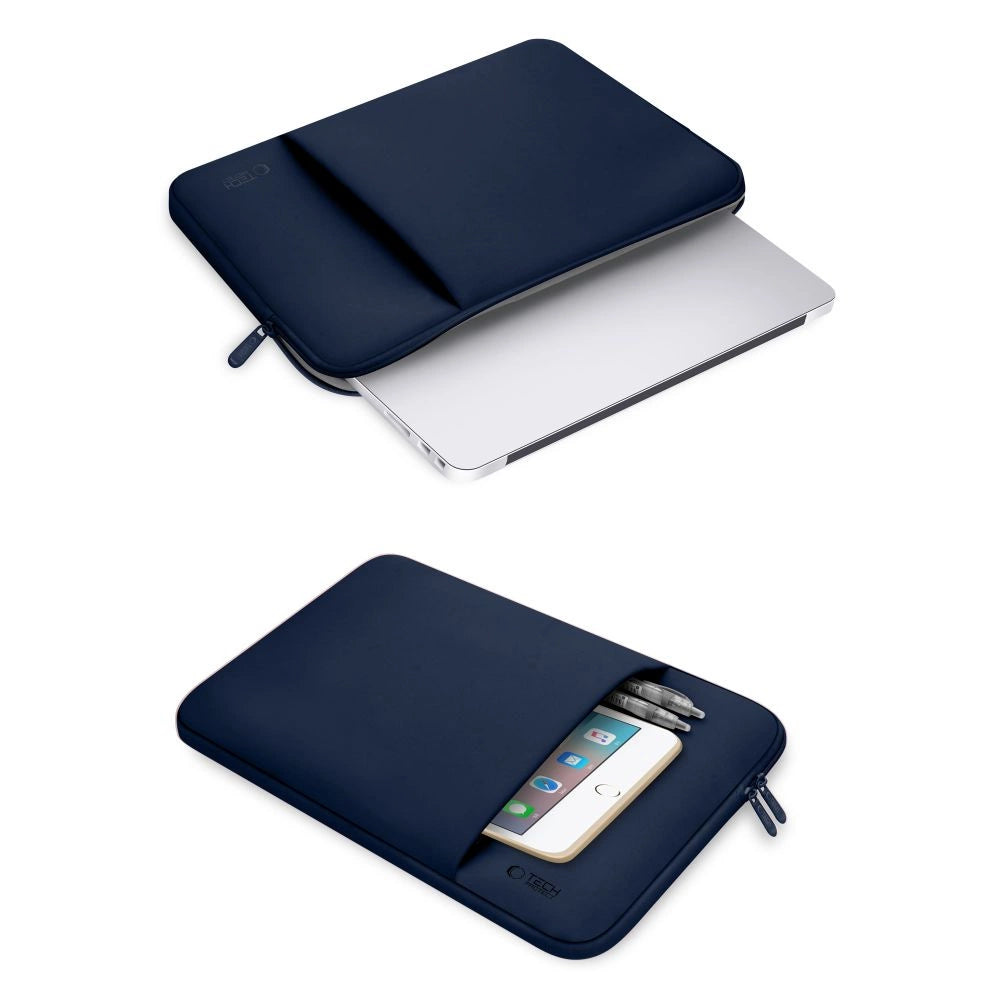 Tech-Protect Neopren Laptop Case 14" - Navy Blue