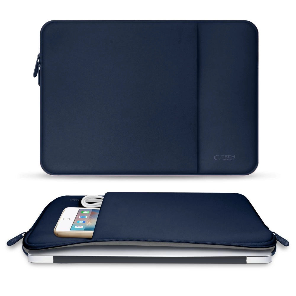 Tech-Protect Neopren Laptop Case 15-16" - Navy Blue
