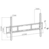 Nedis TVWM1151BK tv-beslag 177,8 cm (70") Sort