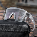 Rockbros Photochromic Cycling Glasses with UV Protection and Corrective Insert - Clear