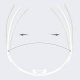 Rockbros Photochromic Cycling Glasses with UV Protection and Corrective Insert – White