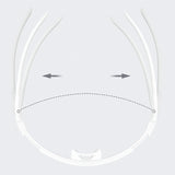 Rockbros fotokromiske cykelbriller med UV-beskyttelse og korrigerende indlæg   Hvid