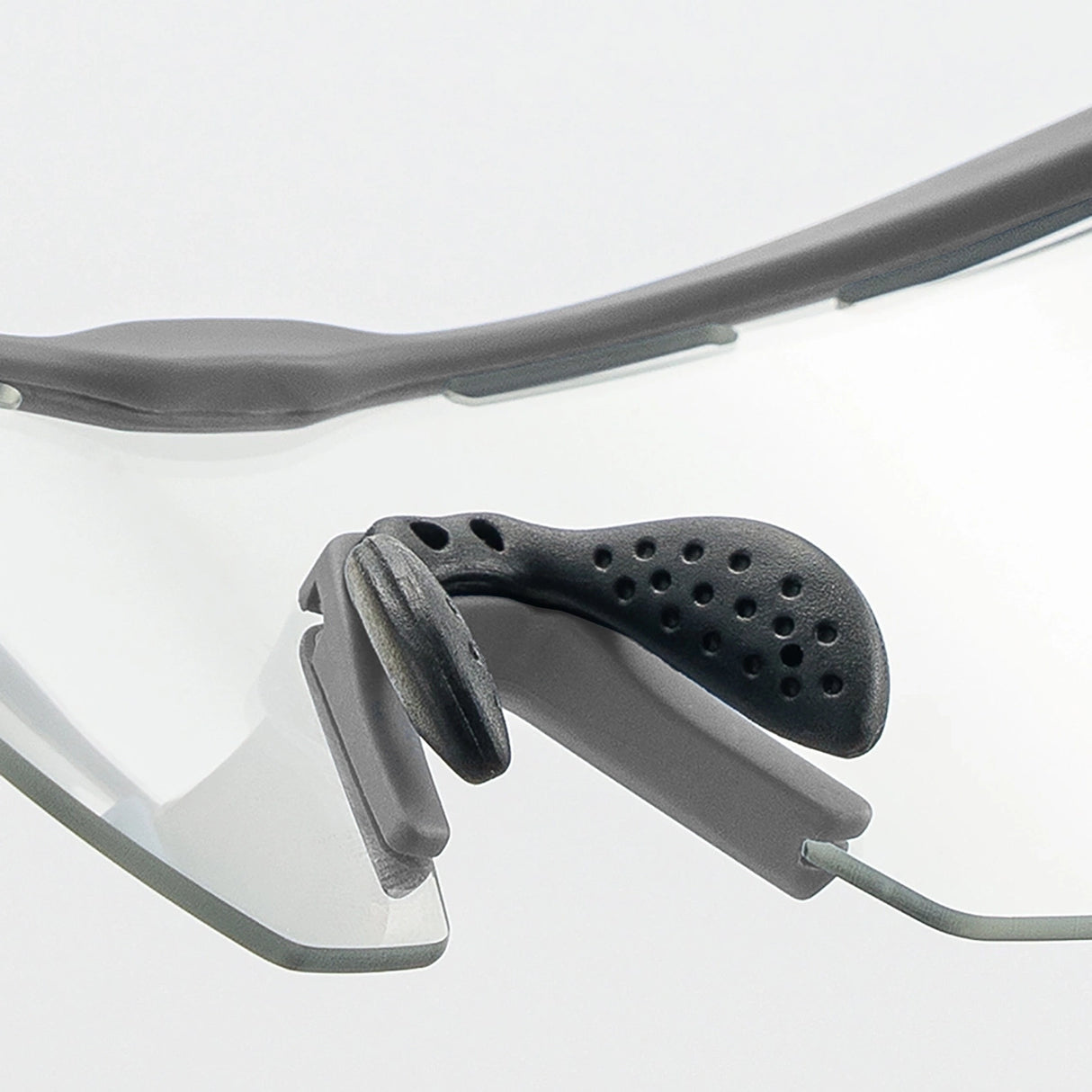 Rockbros polariserede cykelbriller med UV-beskyttelse og korrigerende indlæg - grå