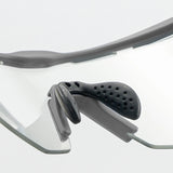 Rockbros polariserede cykelbriller med UV-beskyttelse og korrigerende indlæg - grå