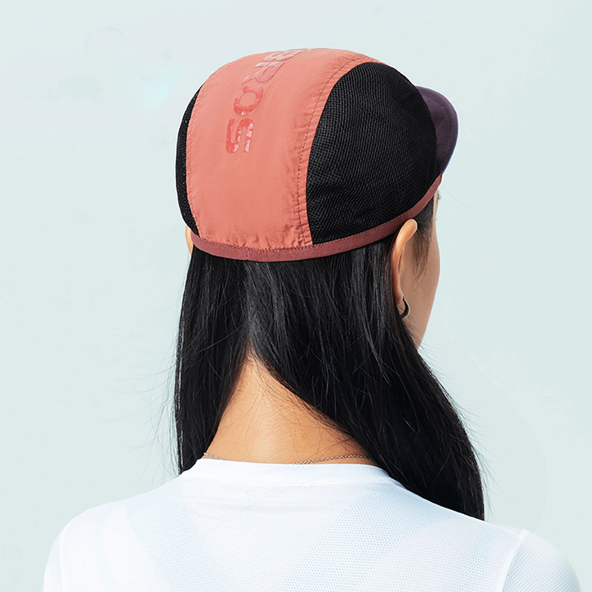 Rockbros cykelhat med hjelmvisør - rød