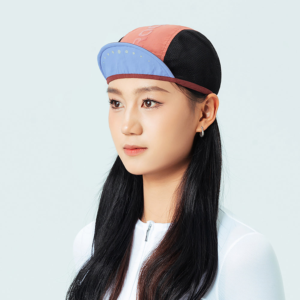 Rockbros Cycling Cap with Helmet Visor - Red
