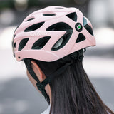 Rockbros cykelhjelm med visir, aftagelige UV-briller, aftagelige visir, unisex - pink