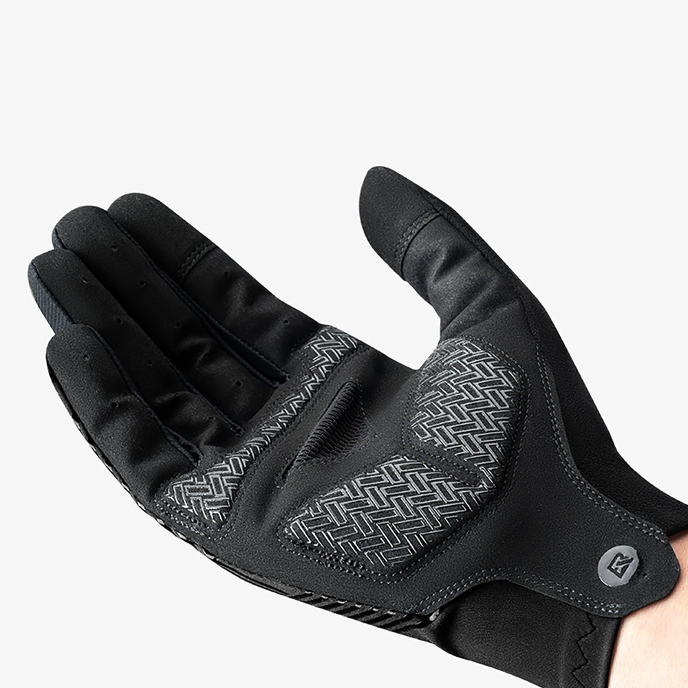 Rockbros cycling gloves spring/summer/autumn, full, size: L - black