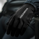Rockbros cycling gloves spring/summer/autumn, full, size: L - black