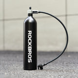 Rockbros Tubeless Tire Inflator 200 PSI 1,2l - sort