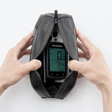 Rockbros cykeltaske, rigid, ramme, toprør, 1.4l - sort