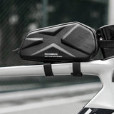 Rockbros cykeltaske, rigid, ramme, toprør, 1.4l - sort