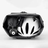 Rockbros cykeltaske med rygsækfunktion, vandtæt, med hjelmbeslag 18l - sort