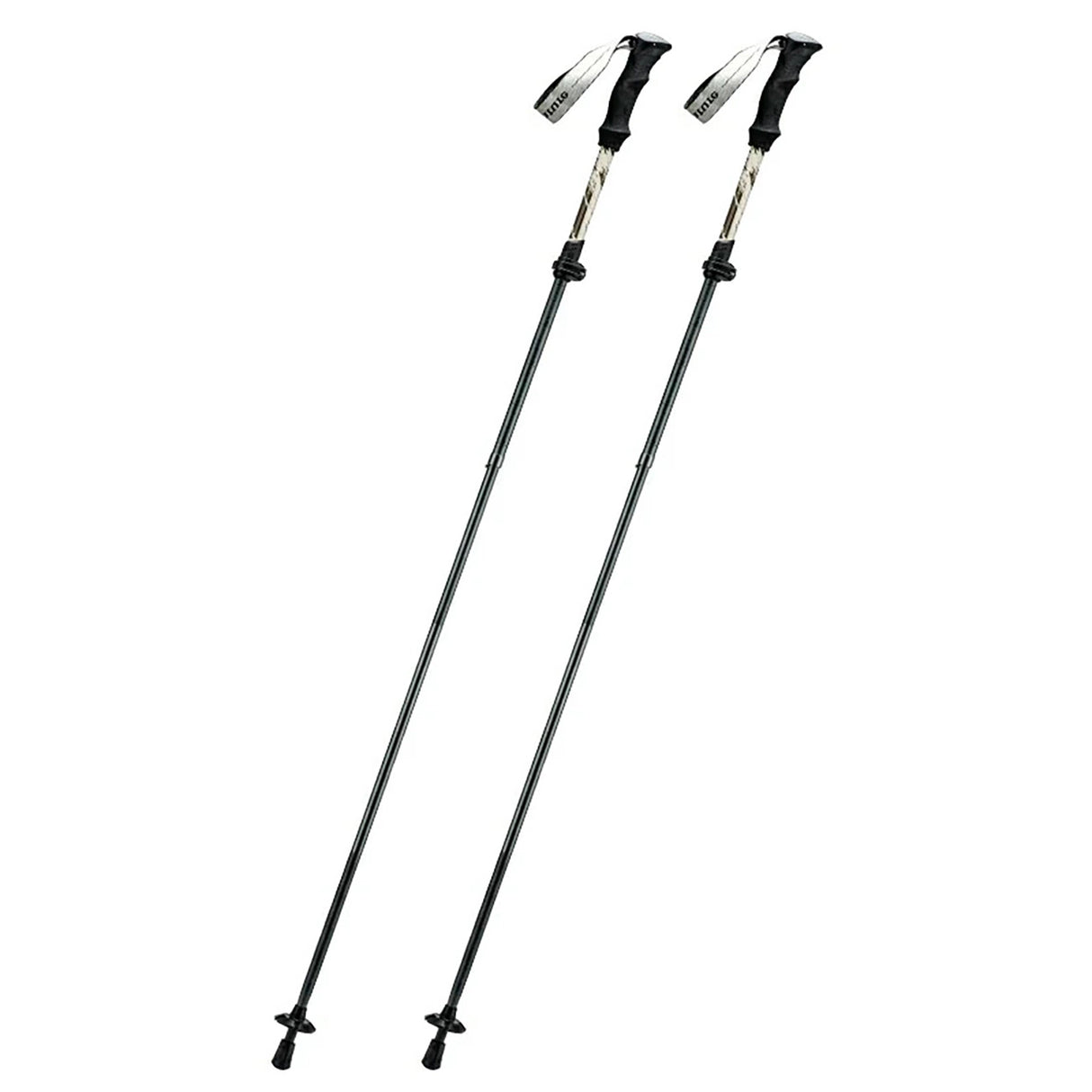 Qunature Nordic Walking Trekking Pole Aluminium 110 - 130 cm 1 stk. - Brunt