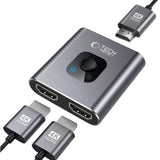 Tech-Protect HB07 HUB Adapter 2in1 HDMI 4K 60HZ - grå