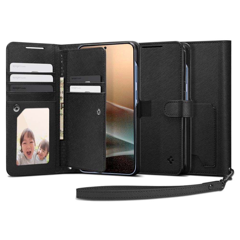 Spigen Wallet "S" Case til Samsung Galaxy S25+ - sort
