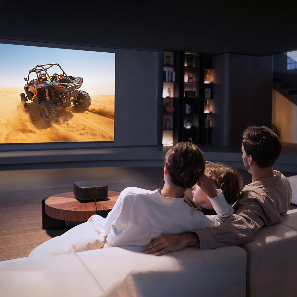 Yaber K3 LCD FullHD 1080p Multimedia projektor med JBL højttalere - sort