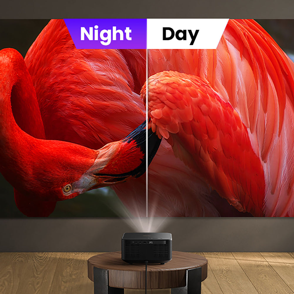 Yaber K3 Pro LCD FullHD 1080p Multimedia projektor med JBL højttalere og subwoofer - sort