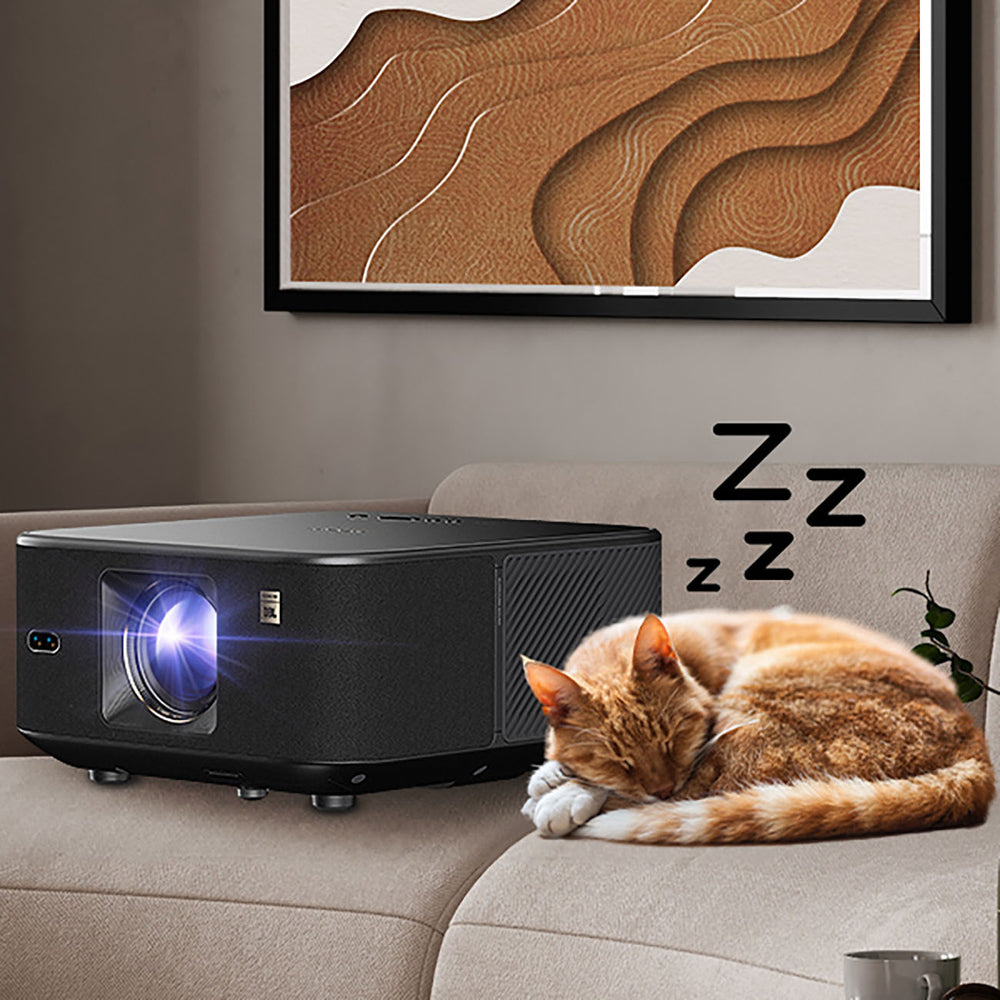 Yaber K3 Pro LCD FullHD 1080p Multimedia projektor med JBL højttalere og subwoofer - sort