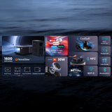 Yaber K3 Pro LCD FullHD 1080p Multimedia projektor med JBL højttalere og subwoofer - sort