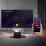 Yaber K3 Pro LCD FullHD 1080p Multimedia projektor med JBL højttalere og subwoofer - sort