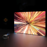 Yaber K3 Pro LCD FullHD 1080p Multimedia projektor med JBL højttalere og subwoofer - sort