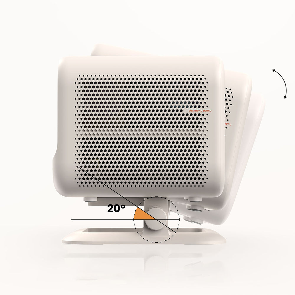 Yaber L2 Plus LCD FullHD 1080p Multimedia projektor med JBL højttalere - Beige