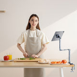 Wozinsky WTY0YS1 magnetholder, 360° drejelig, fast, til telefon og tablet - grå