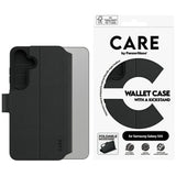 CARE af PanzerGlass Feature Wallet Kickstand Case til Samsung Galaxy S25 - sort