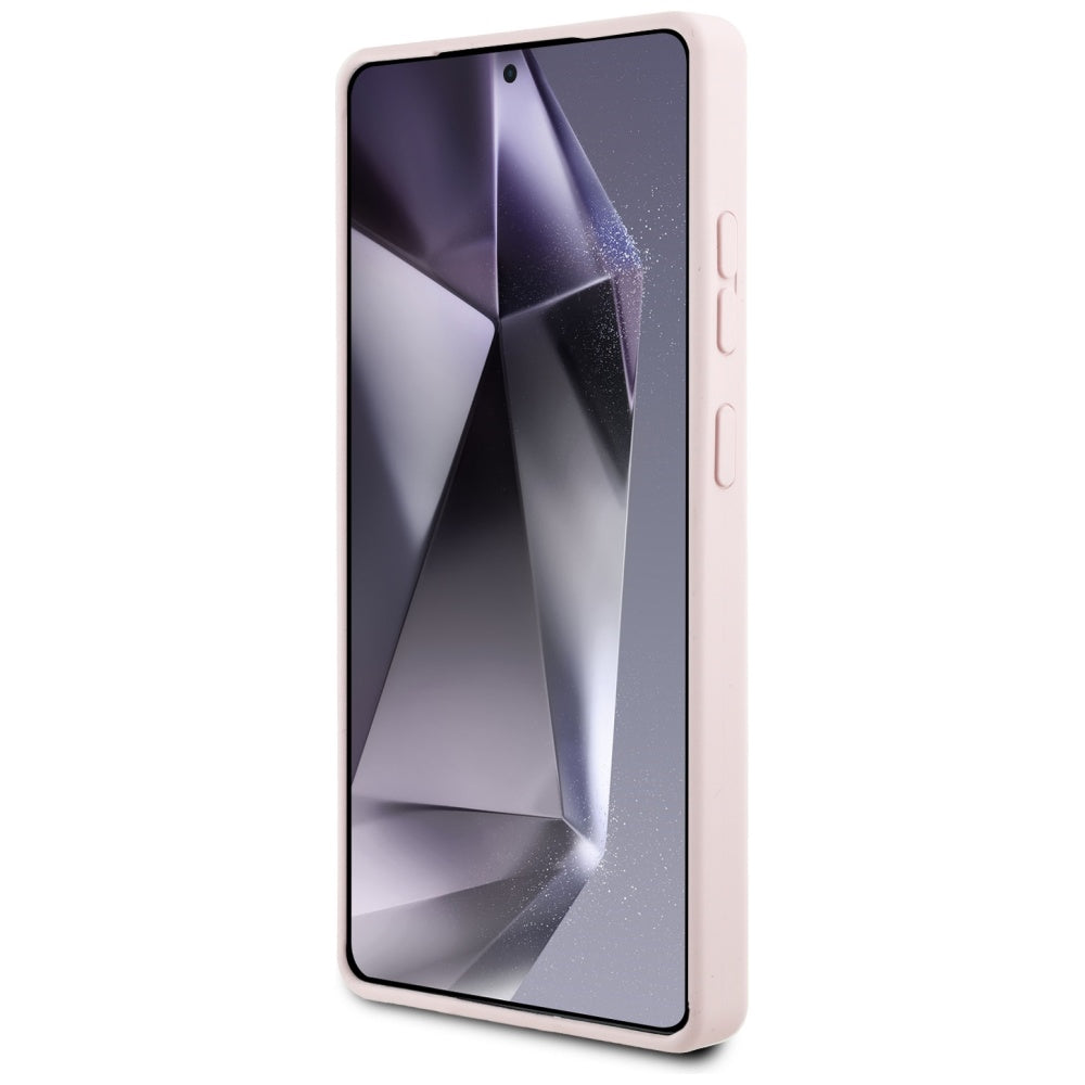 Karl Lagerfeld Silicone Graffiti Ikonik Printed Logo MagSafe Case til Samsung Galaxy S25 Ultra - Pink