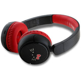 Hello Kitty Face Logo Bluetooth On-Ear Headphones - rød