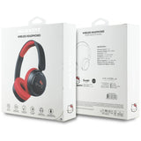 Hello Kitty Face Logo Bluetooth On-Ear Headphones - rød