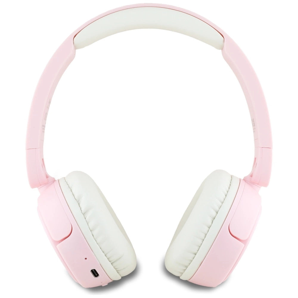 Hello Kitty Face Logo Bluetooth On-Ear Headphones - Pink