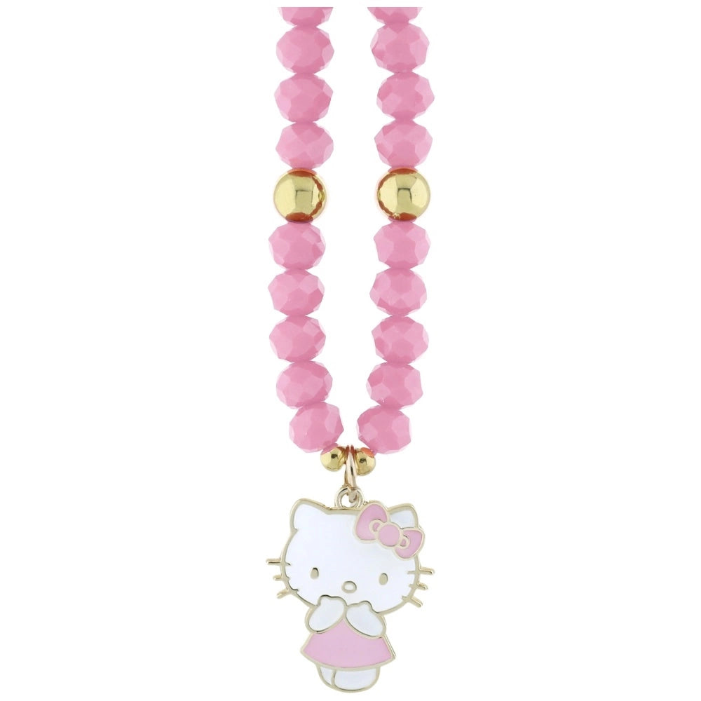Hello Kitty Perler og Perler Kitty Charm Telefon Charm - Pink