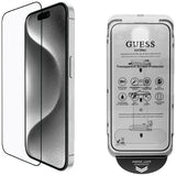 Guess BP Rhinestone 2in1 Screen Protector and Camera Lens Set for iPhone 16 Pro Max - Gold
