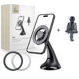 Tech-Protect N56 bilholder til instrumentbræt, forrude eller luftventil - sort