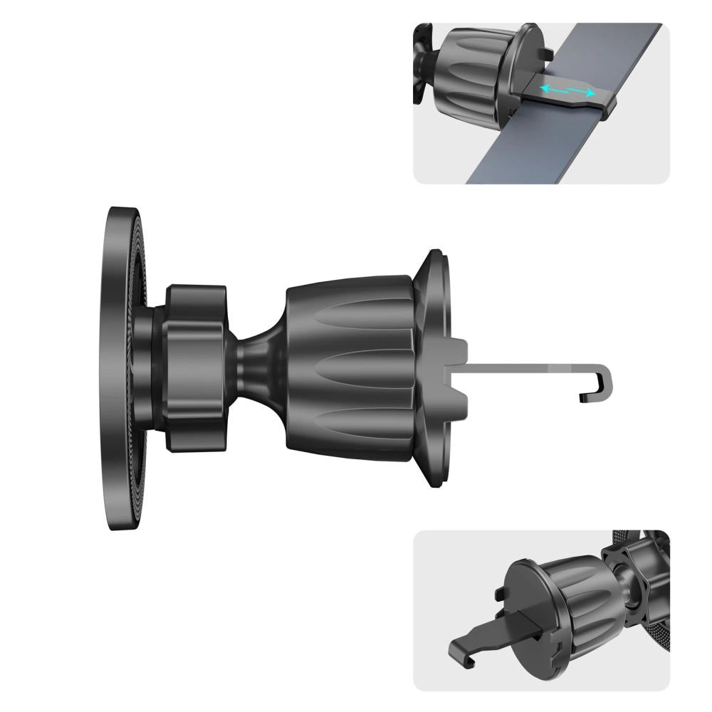 Tech-Protect N58 Magnetisk MagSafe-bilholder til cockpit, forrude eller luftventilmontering - sort