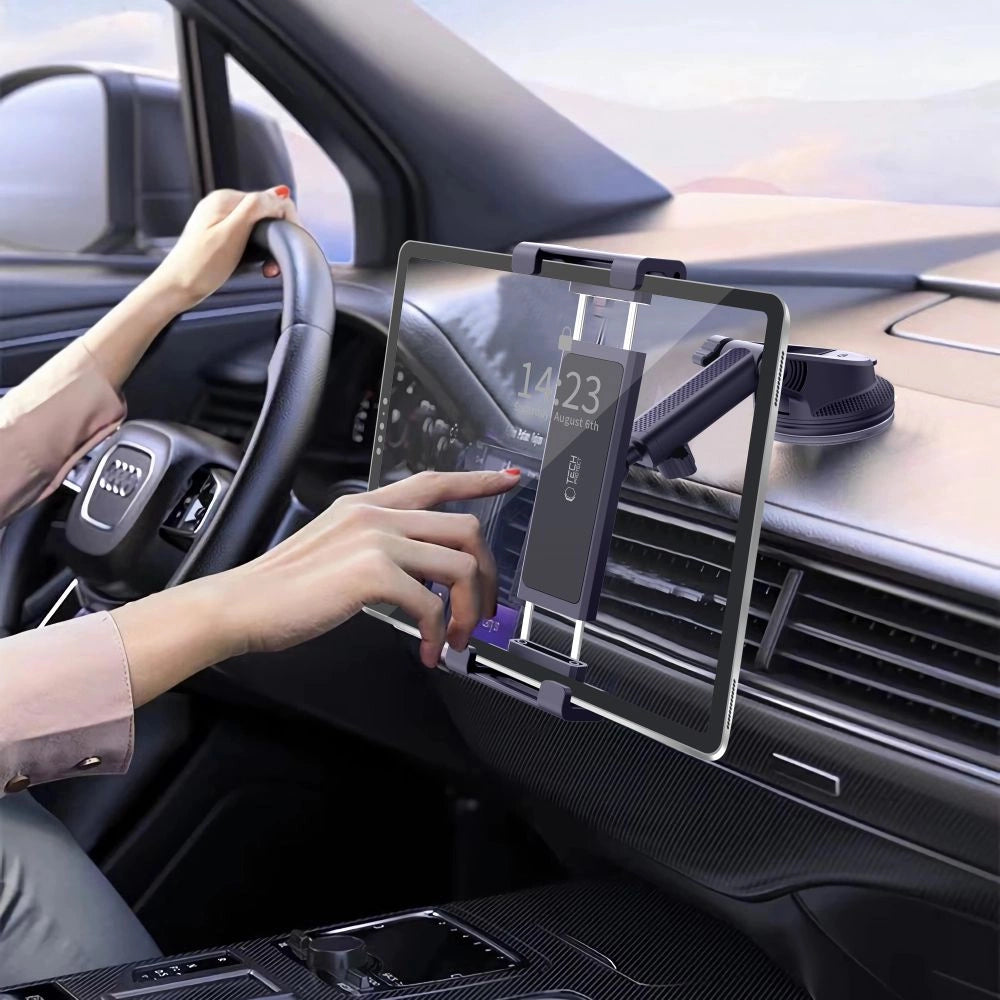 Tech-Protect V4 biltabletholder til cockpitmontering - sort