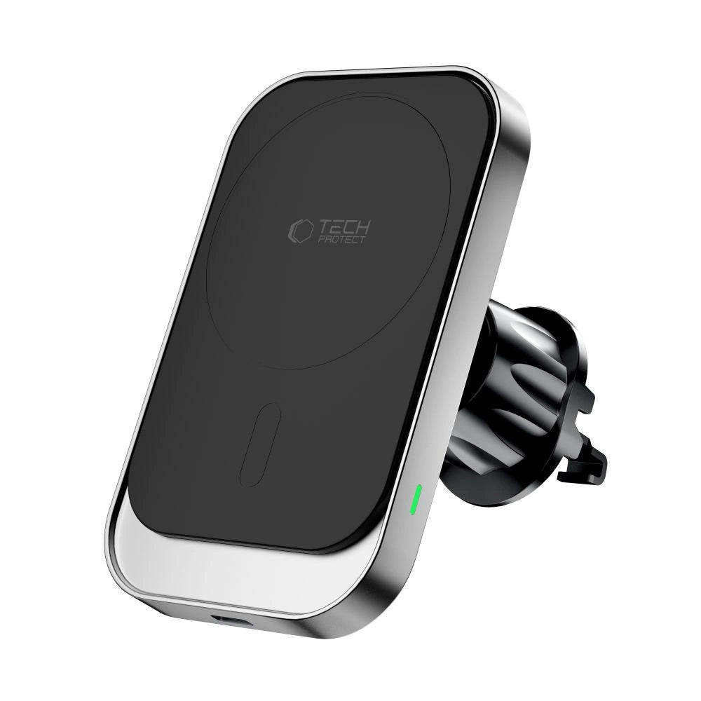 Tech-Protect MM15W-V9 bilholder med MagSafe til instrumentbræt og luftventil 15W - sort