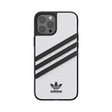 Adidas OR Moulded Case PU for iPhone 12 Pro Max - White/Black